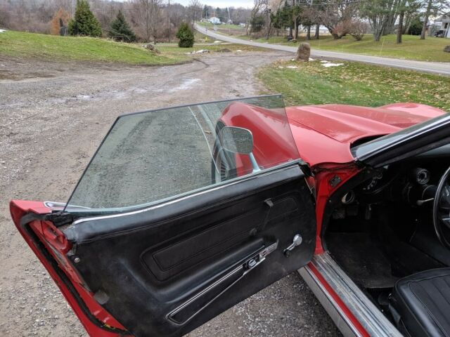 1973 Red Chevrolet Corvette Convertible