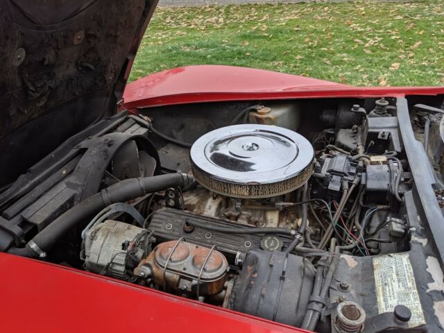 1973 Red Chevrolet Corvette Convertible