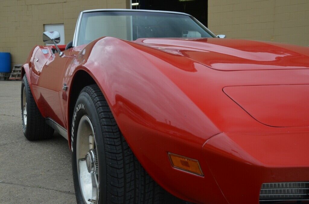 1973 Red Chevrolet Corvette Convertible