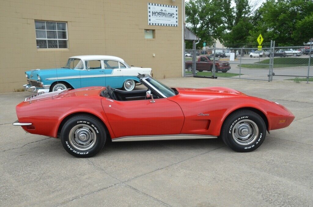 1973 Red Chevrolet Corvette Convertible