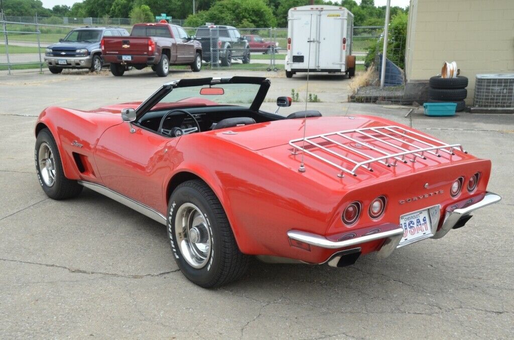 1973 Red Chevrolet Corvette Convertible
