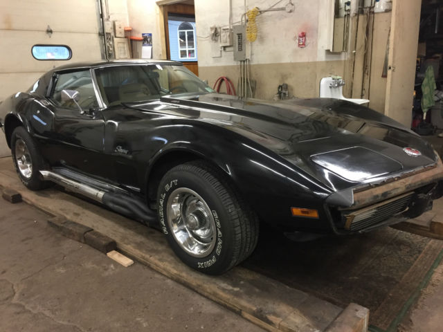 1973 DARK BLUE Chevrolet Corvette REMOVABLE   T-TOP 