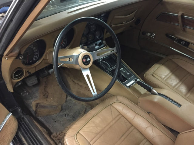 1973 DARK BLUE Chevrolet Corvette REMOVABLE   T-TOP 