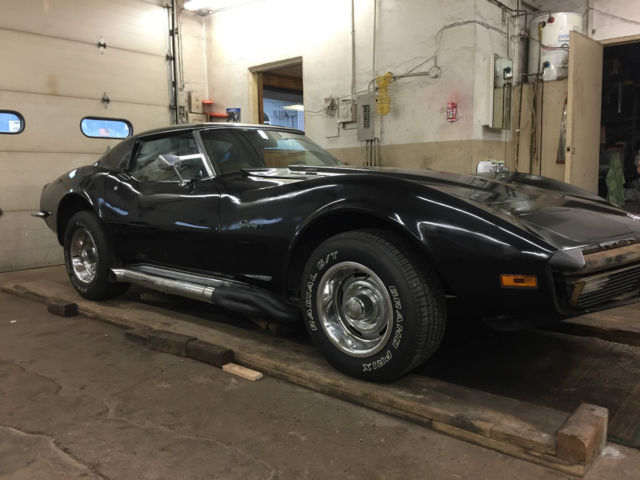 1973 DARK BLUE Chevrolet Corvette REMOVABLE   T-TOP 