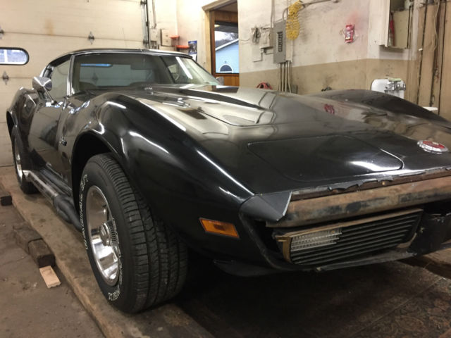 1973 DARK BLUE Chevrolet Corvette REMOVABLE   T-TOP 