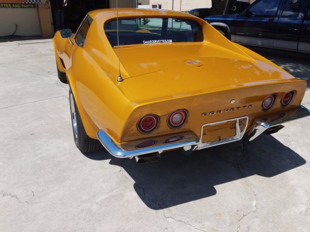 1973 Gold Chevrolet Corvette Coupe