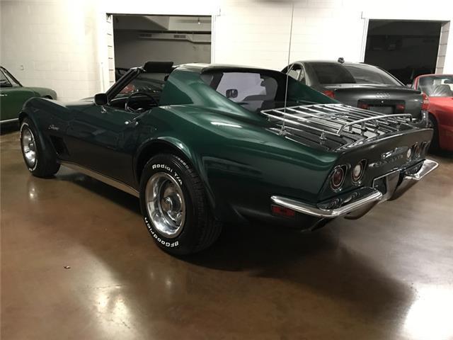 1973 Green Chevrolet Corvette coupe