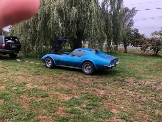 1973 Blue Chevrolet Corvette Coupe