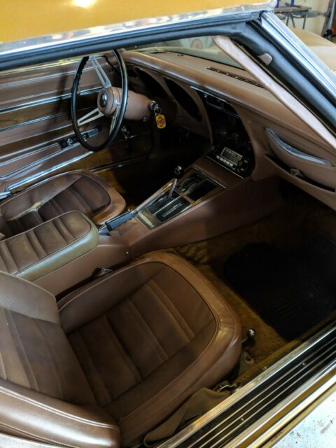 1973 Gold Chevrolet Corvette Fastback