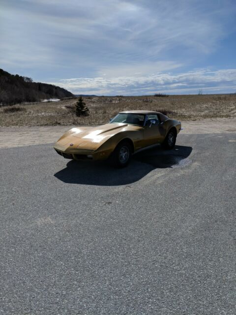 1973 Gold Chevrolet Corvette Fastback