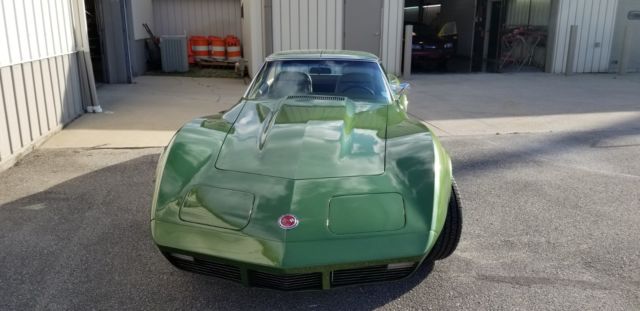 1973 Elkhart Green Chevrolet Corvette Coupe