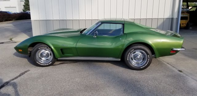 1973 Elkhart Green Chevrolet Corvette Coupe