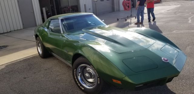 1973 Elkhart Green Chevrolet Corvette Coupe