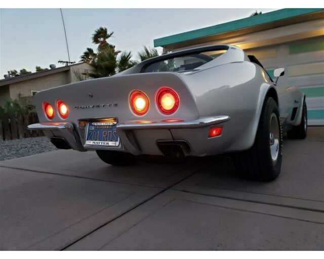 1973 Silver Chevrolet Corvette Coupe