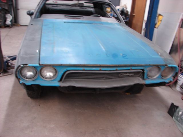 1973 Blue Dodge Challenger Coupe