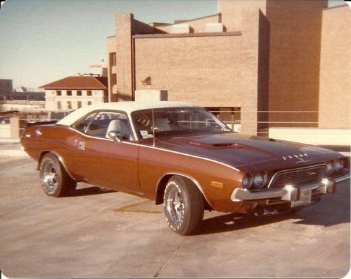 1973 Blue Dodge Challenger