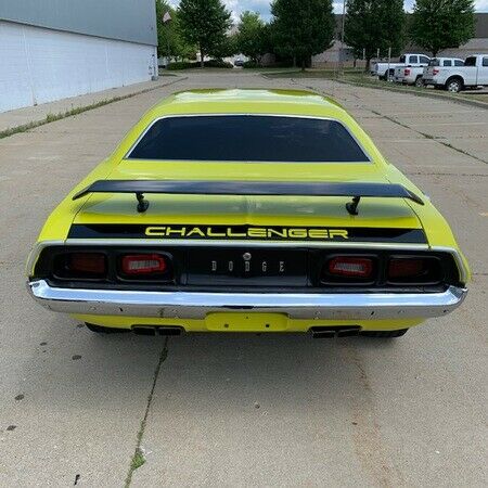 1973 Yellow Dodge Challenger Coupe