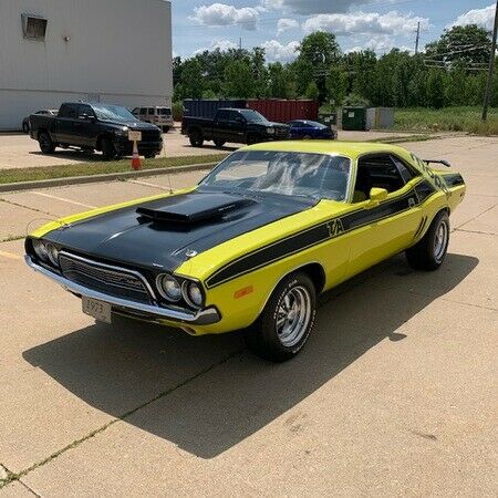 1973 Yellow Dodge Challenger Coupe