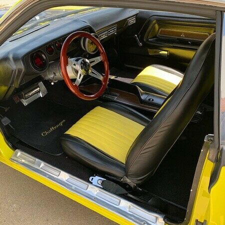 1973 Yellow Dodge Challenger Coupe