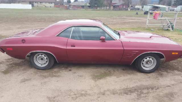 1973 Black Dodge Challenger Hardtop