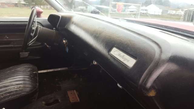 1973 Black Dodge Challenger Hardtop