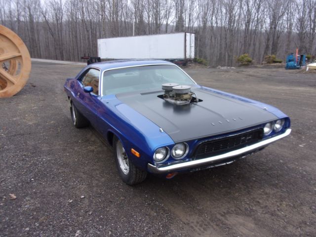 1973 Blue Dodge Challenger