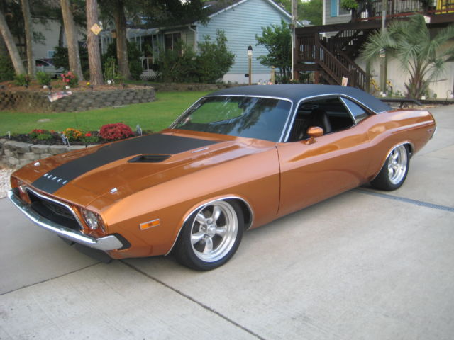 1973 Fusion Orange Dodge Challenger Coupe