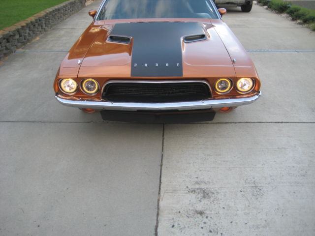 1973 Fusion Orange Dodge Challenger Coupe