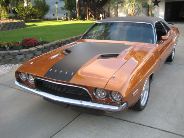 1973 Fusion Orange Dodge Challenger Coupe