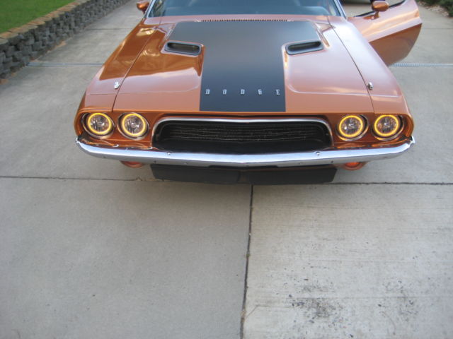 1973 Fusion Orange Dodge Challenger Coupe