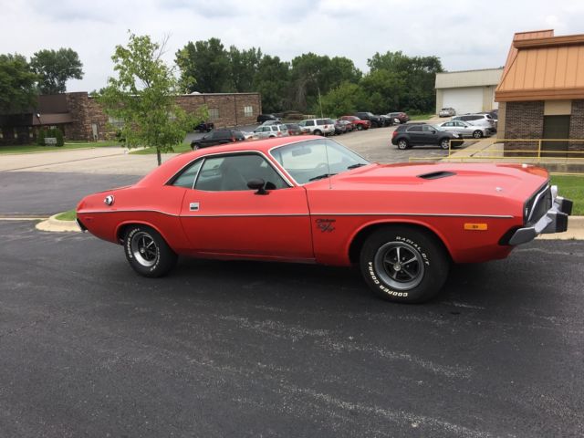 1973 Red Dodge Challenger Coupe
