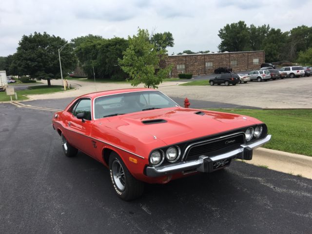 1973 Red Dodge Challenger Coupe