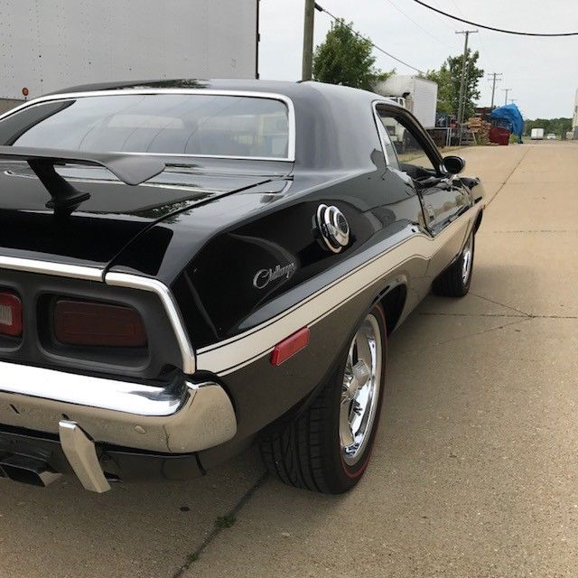 1973 Black Dodge Challenger Coupe