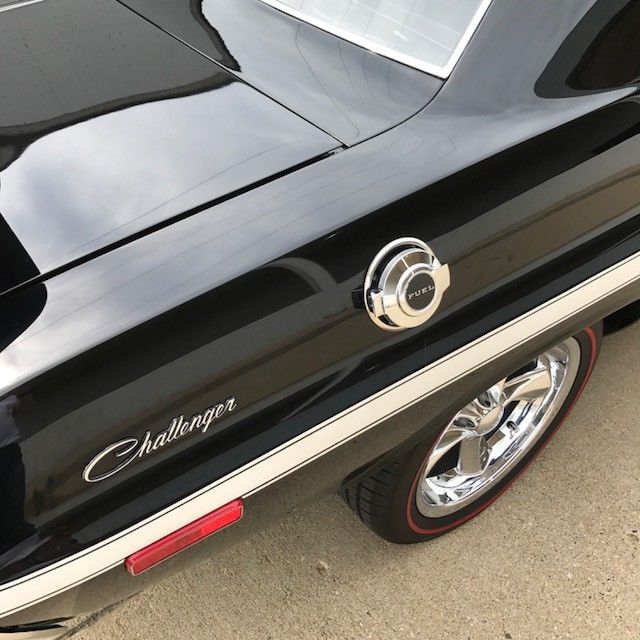 1973 Black Dodge Challenger Coupe