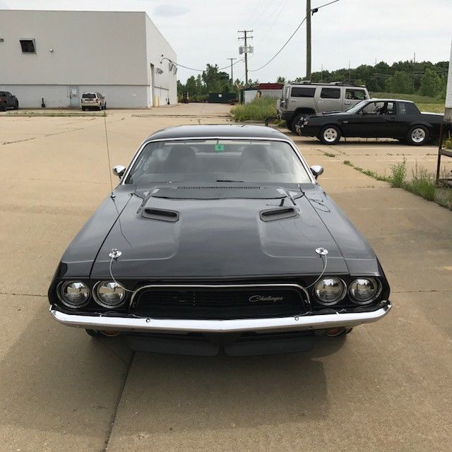 1973 Black Dodge Challenger Coupe