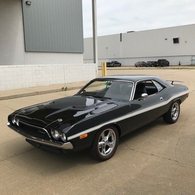 1973 Black Dodge Challenger Coupe