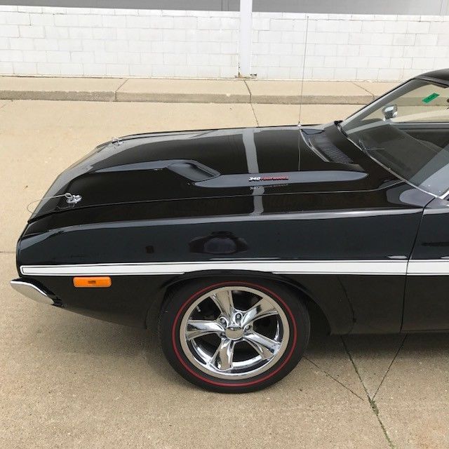 1973 Black Dodge Challenger Coupe