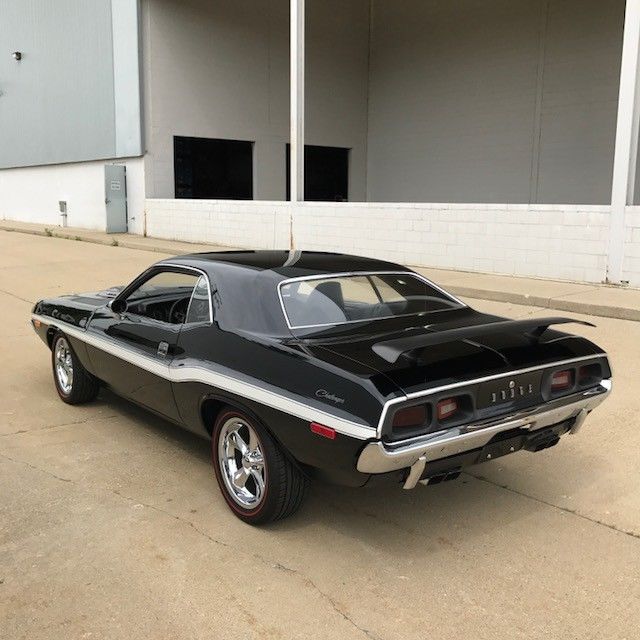 1973 Black Dodge Challenger Coupe
