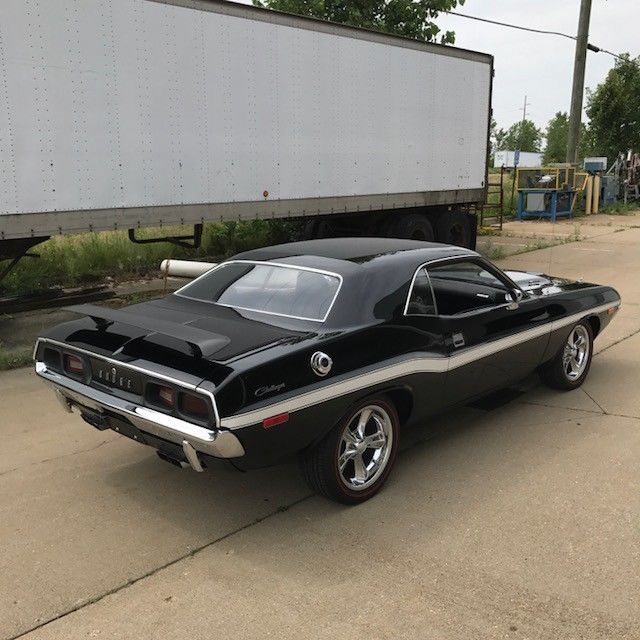 1973 Black Dodge Challenger Coupe