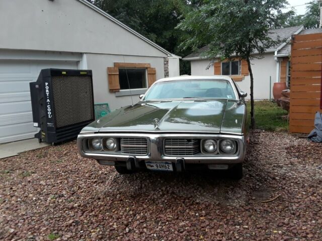 1973 Green Dodge Charger Sedan