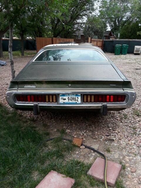 1973 Green Dodge Charger Sedan