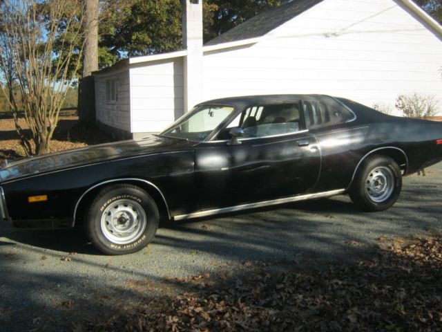 1973 Black Dodge Charger Coupe