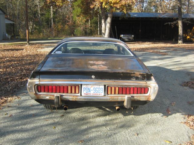 1973 Black Dodge Charger Coupe