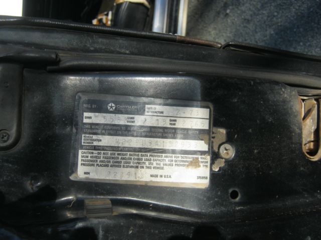 1973 Black Dodge Charger Coupe