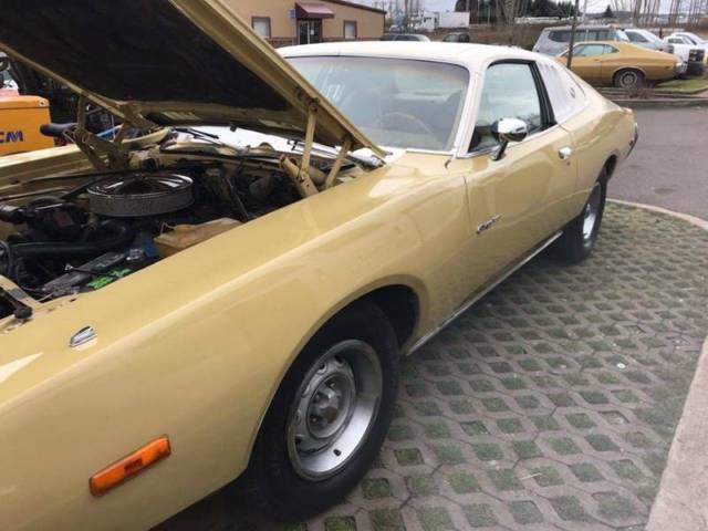 1973 Gold Dodge Charger Sedan