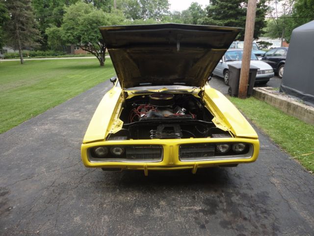 1973 Yellow Dodge Charger Coupe