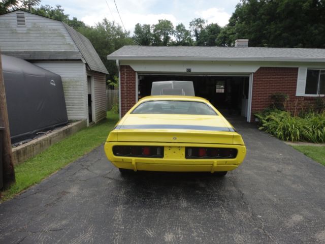 1973 Yellow Dodge Charger Coupe
