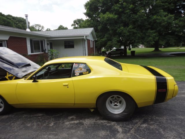 1973 Yellow Dodge Charger