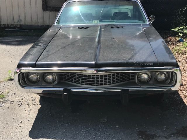 1973 Black Dodge Coronet Sedan