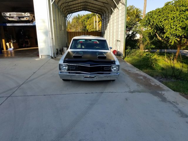 1973 White Dodge Dart Coupe